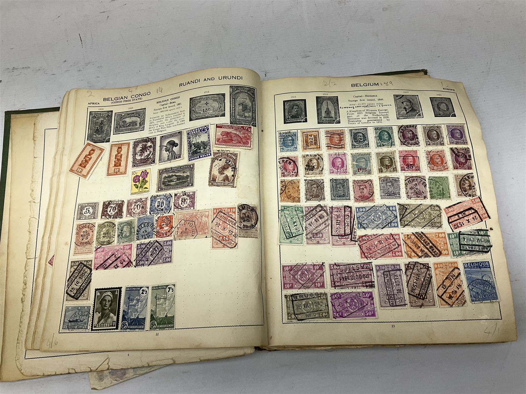 Great British and World Queen Victoria and later stamps, including QV penny black with red MX cancel, various penny reds, King George VI used high values to ten shillings, Australia, Austria, Belgium, Brazil, Cape of Good Hope, small number of Chinese stamps etc, first day covers and other similar items, in one box