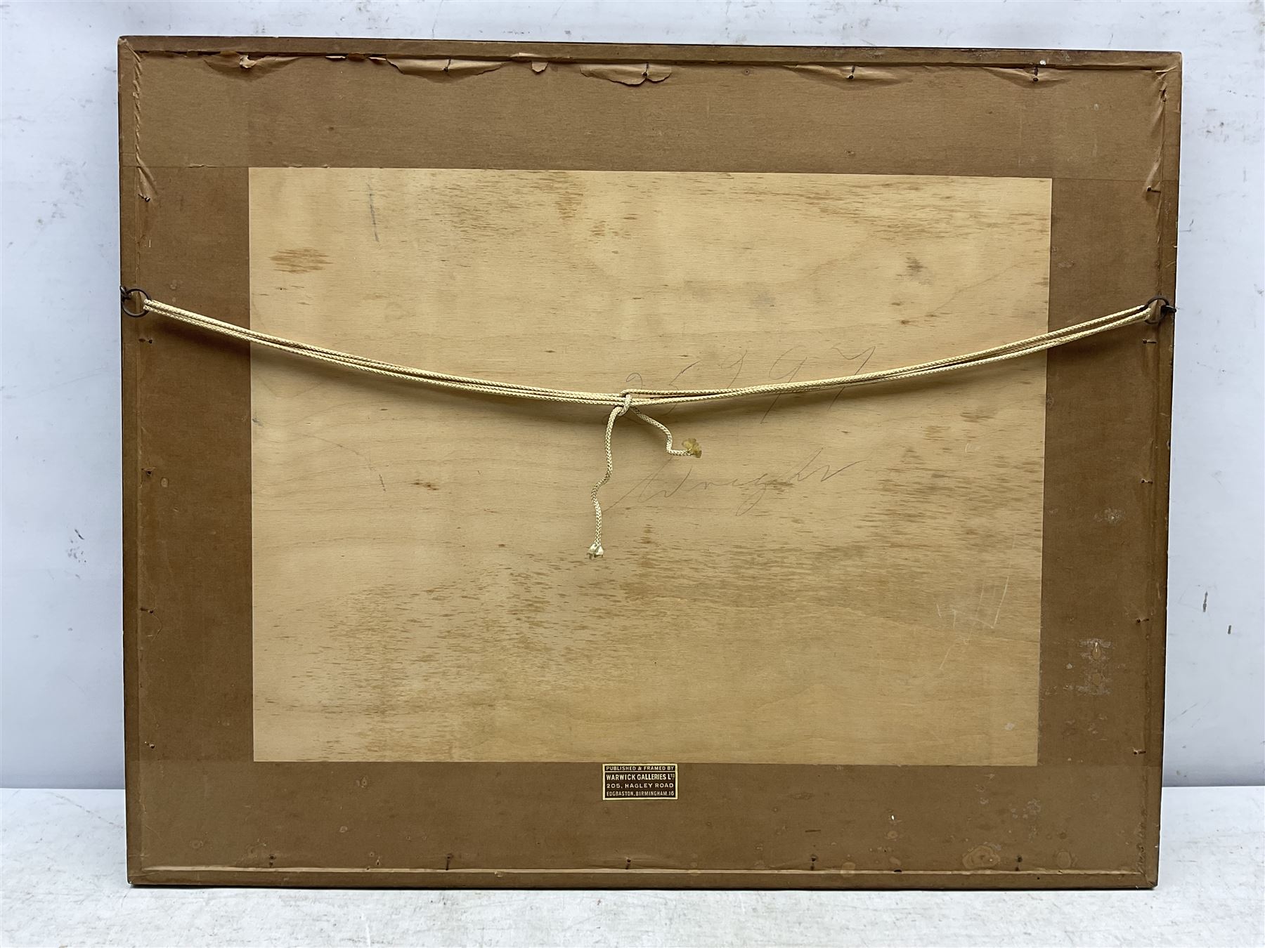 Winifred Maria Louise Austen (British 1876-1964): 'Tom Tit Family', artist's proof coloured etching signed and titled in pencil, with Warwick Galleries blindstamp 22cm x 30cm