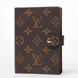 Louis Vuitton - monogram canvas agenda cover, with ring binder interior, unused with origi...