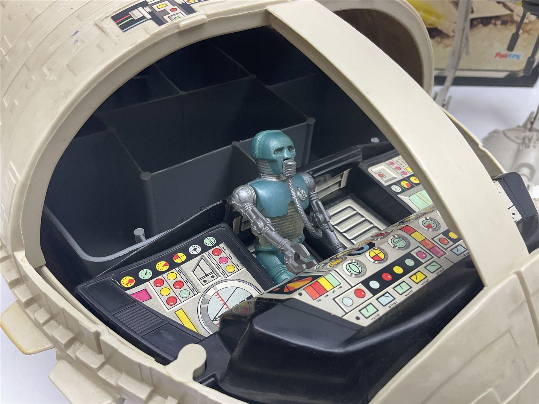 Star Wars - vintage vehicles comprising Rebel Armoured Snowspeeder and Tri-pod Laser Cannon; both boxed; Rebel Transport with 3 3/4