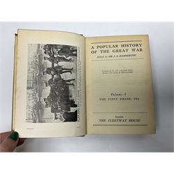 A Popular History of the Great War London The Fleetway House, Edited by Sir J. A. Hammerton Includes 1000 maps and illustrations six volumes 