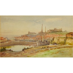  Whitby from Divinity Flat, watercolour signed by John Wynn Williams (British fl.1900-1920) 23.5cm x 21cm  