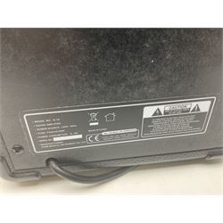 Aria Les Paul style electric guitar, no.037704CH L102cm; with amplifier, soft carrying case and stand; together with various guitar songbooks etc