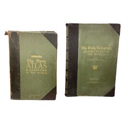Victory Atlas of the World by The Daily Telegraph, containing plates or maps and diagrams, The Times Atlas & Gazetteer of the World, Selfridge Edition, 1922 