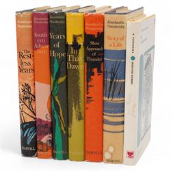  Paustovsky, Konstantin  - 'Story of a Life', complete set of six volumes , 1964-1974 first English edition translated by Manya Harari and Michael Duncan, published Harvill Press, original dust jackets, four price clipped and 'Selected Stories', 1974 published Progress Publishers, Moscow (7)