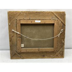 English School (early 20th century): Edge of the Woods, oil on canvas indistinctly signed 31cm x 40cm