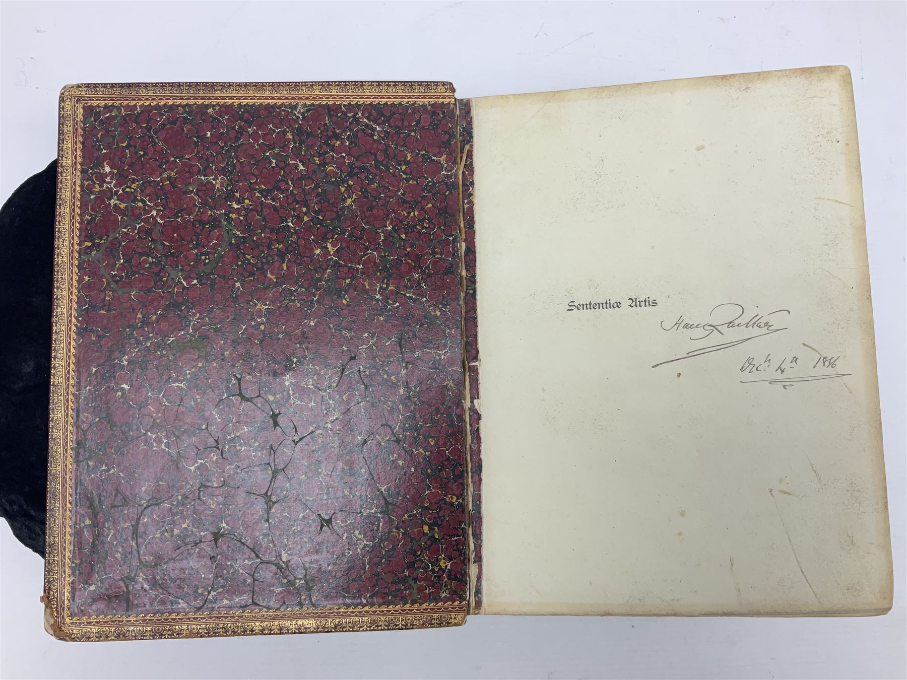 Harry Quilter; Sententiae Artis, Author's Edition 1886,signed and dated by author