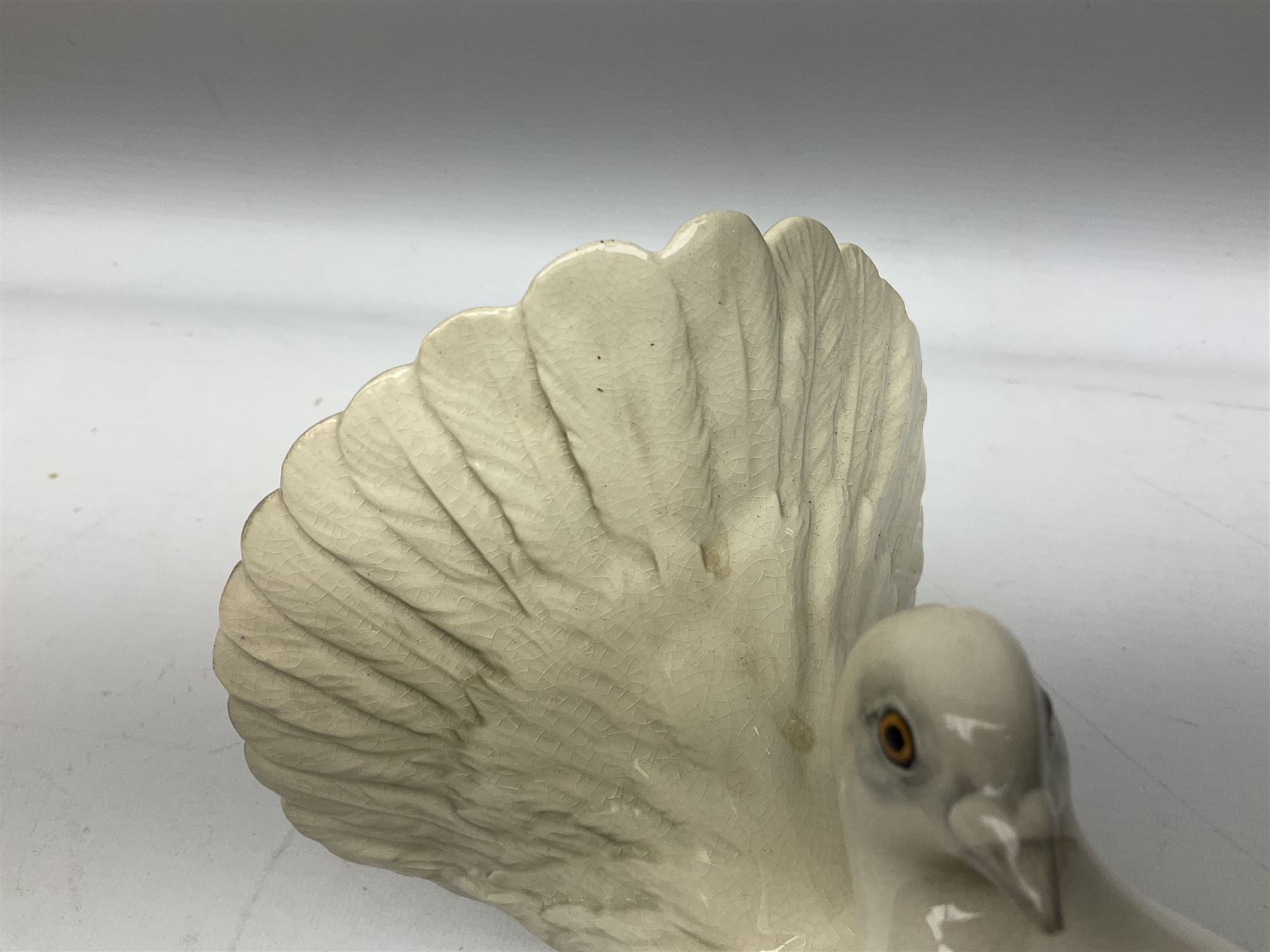 Beswick model of fan tail dove, no.1614, H15cm