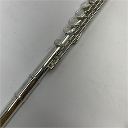 Jazz three-piece flute, near mint in carrying case