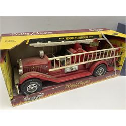 Britains - die-cast Irish State Coach set; with fitted case with paperwork, outer box and delivery box; and an American Nylint Classics 'Hook N' Ladder' steel fire truck; boxed (2)