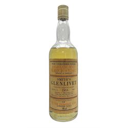 Glenlivet, 12 year old Scotch whisky, distilled May 1968 and bottled June 1980 for Peter Dominic Ltd, London, 75cl, 40% volume