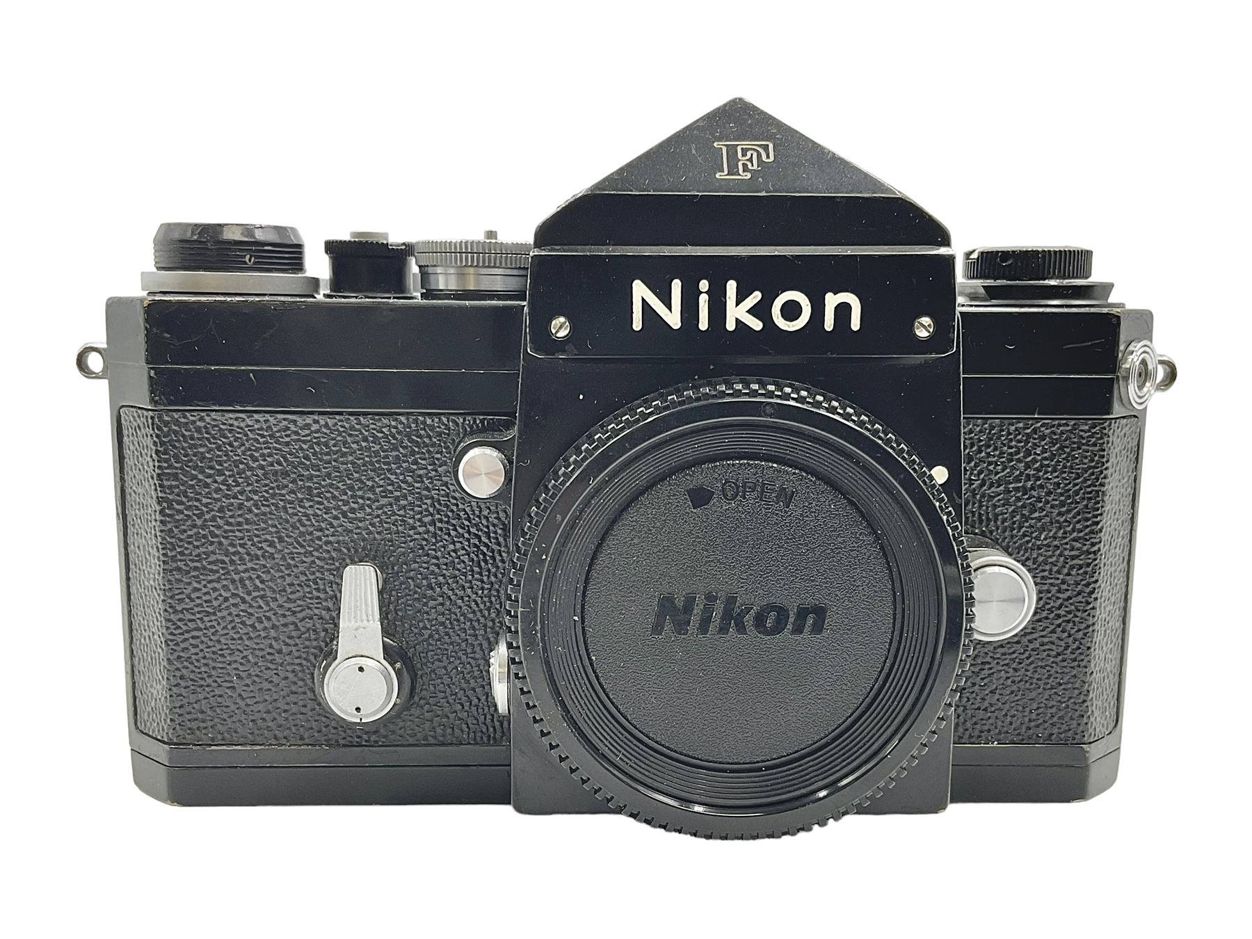 Nikon F plan prism camera body, serial no 6924628, circa 1968 