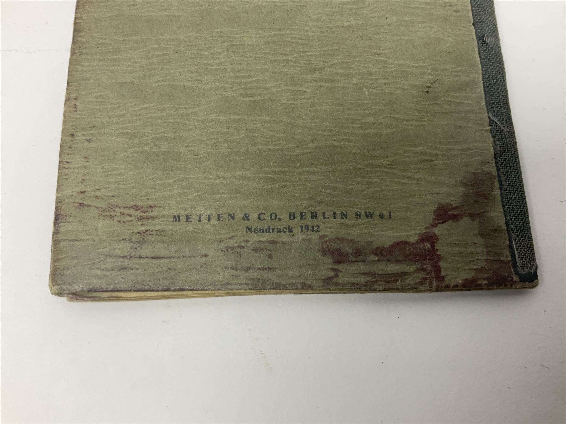 WW2 German Coastal Artillery Wehrpass for Marinehelfer Harald Ammann with small archive of modern research information.