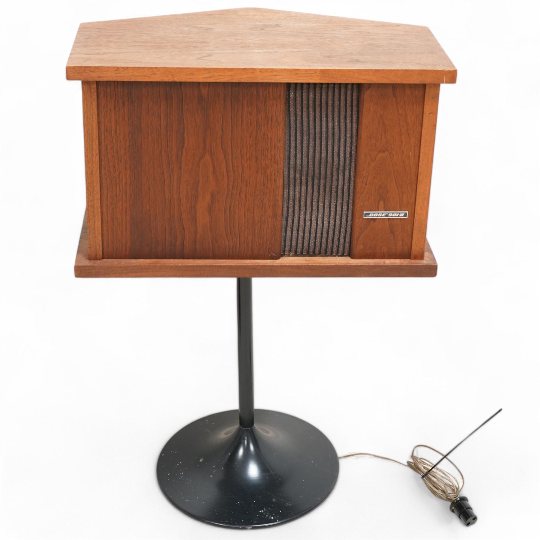 BOSE - set of four 901 Series II speakers, teak cased on tulip stands