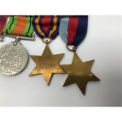 Collection of WW2 and police medals c.1933-1955, awarded to Eric Drinkwater comprising 1939-45 War Medal, Defence Medal, 1939-45 Star and Burma Star, on wearing bar; 1918-62 General Service Medal with Cyprus clasp to P.S. E.G. Drinkwater; boxed; Police Long Service and Good Conduct Medal to Const. Eric C. Drinkwater; cased; Royal Life Saving Society bronze medal to E.C. Drinkwater July 1933; boxed; and George V 1937 coronation medallion; boxed.