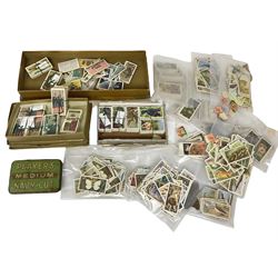 Collection of various tea cards