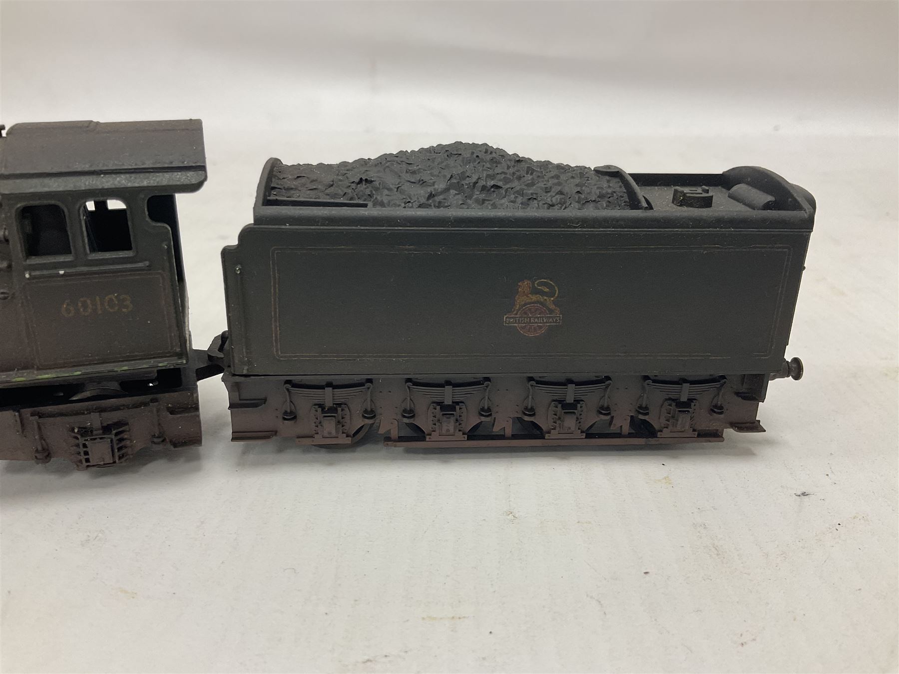 Hornby ‘00’ gauge - Class A3 4-6-2 weathered ‘Flying Scotsman’ locomotive no.60103; Patriot Class 5XP 4-6-2 ‘Caernarvon’ locomotive no.45515; Class 8P 4-6-2 ‘City of Chester’ locomotive no.46239; Saint Class 4-6-0 ‘Clevedon Court’ locomotive no.2937; all unboxed (4)