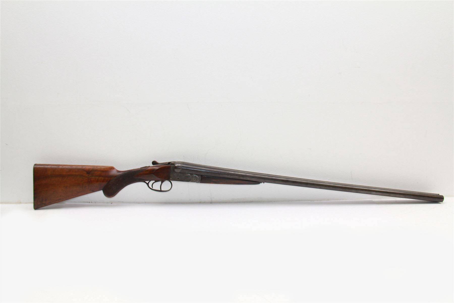 SHOTGUN CERTIFICATE REQUIRED - foreign 12-bore double trigger side by side double barrel shotgun serial no.1147 