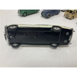 Dinky/Corgi - Dinky Bedford 10cwt Van ‘Kodak’ no.480, boxed; Corgi Bentley Continental Sports Saloon no.224 in replica box; along with further loose, playworn and repainted models to include Dinky Rolls-Royce Silver Wraith and Phantom V models etc 