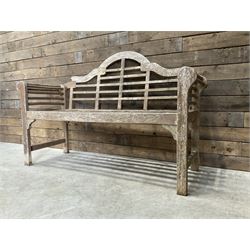  Lutyens design teak garden bench