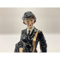 Royal Doulton Women's Royal Navy Service Classics figure, modelled by Valerie Annand, HN4498, limited edition no 7/2500, H23cm