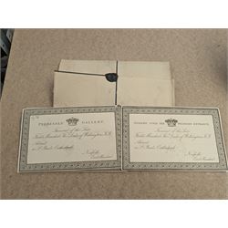 Collection of mostly Royal ephemera and commemorative memorabilia, including souvenir programmes, Royal Pedigrees, postcards, and newspaper reprints, etc, contained within a folder