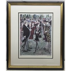 Sue Macartney-Snape (Tanzanian 1957- ): 'The Incredibly Rich Woman', limited edition print signed titled and numbered 296/600 in pencil, also verso 49cm x 37cm