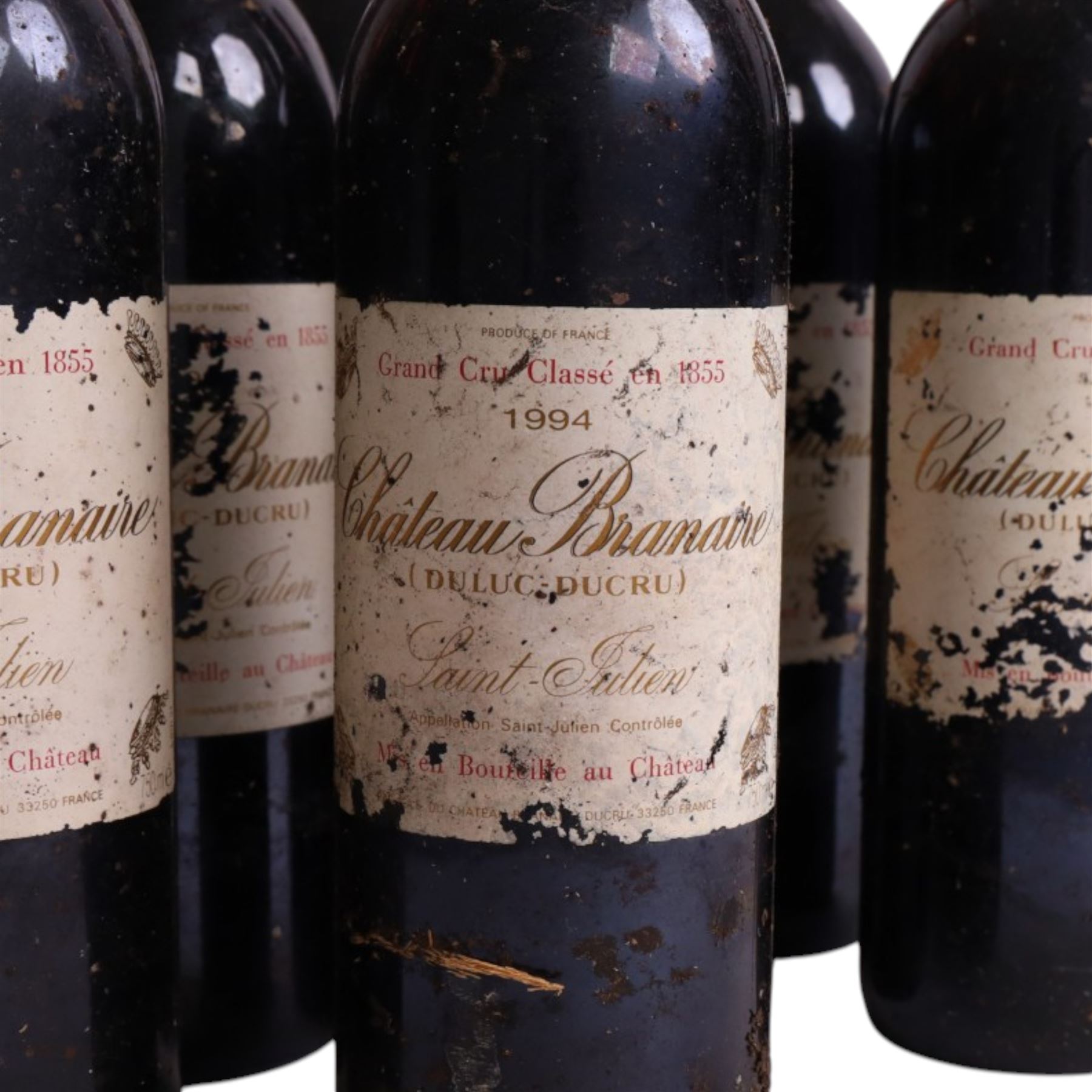 Château Branaire Duluc-Ducru 1994, saint Julien, 750ml, 13% vol, twelve bottles