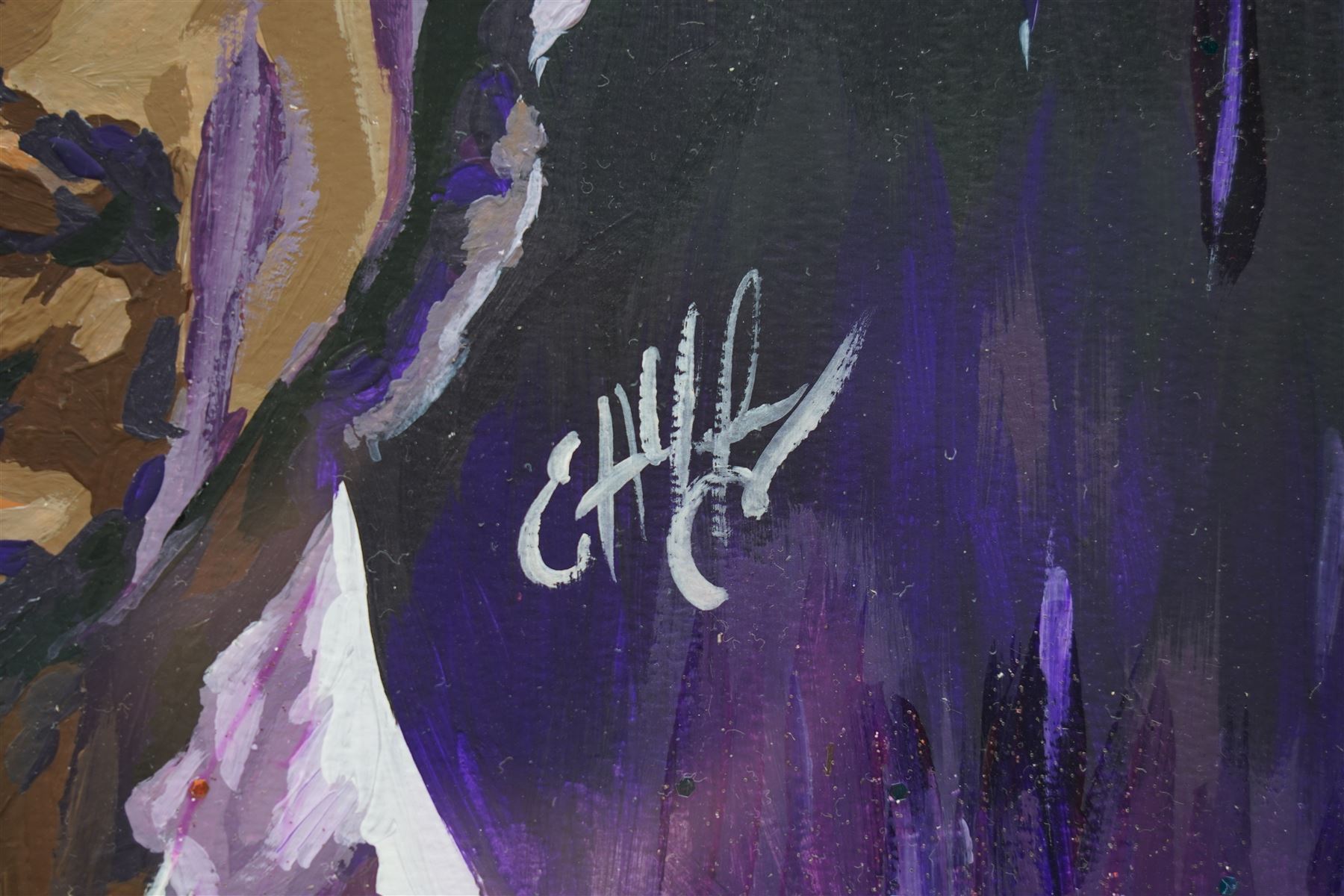 E A Chernenko (Ukrainian contemporary): Prince - Pop Art, acrylic on paper signed, certificate of authenticity verso 41cm x 29cm