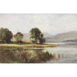 Owen Bowen (Staithes Group 1873-1967): Lake District Landscape, oil on canvas signed 30cm x 45cm