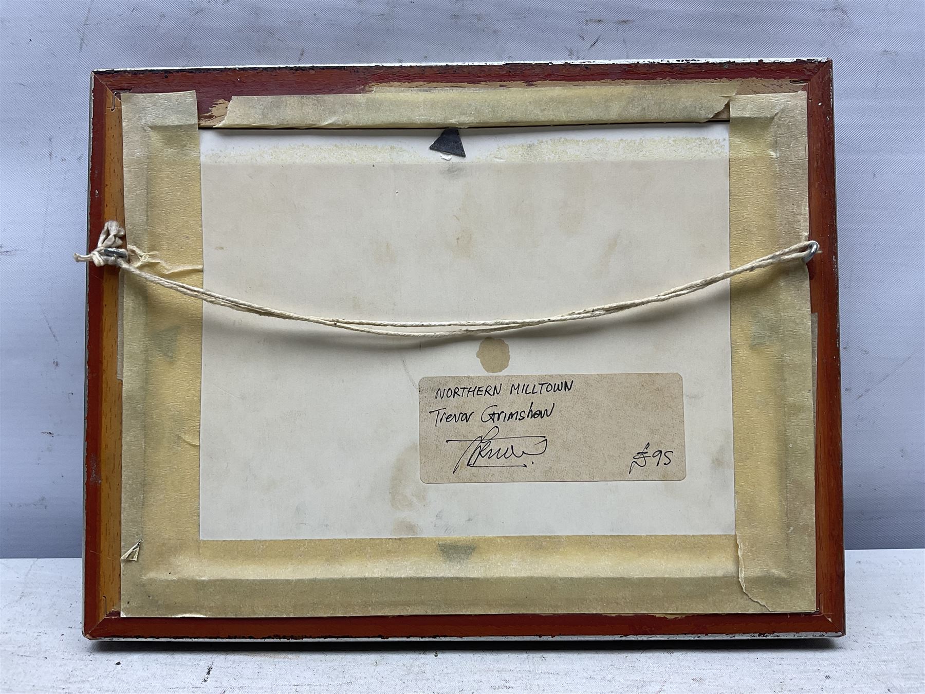 Trevor Grimshaw (British 1947-2001): 'Northern Milltown', graphite signed, titled on label verso 12cm x 18cm 