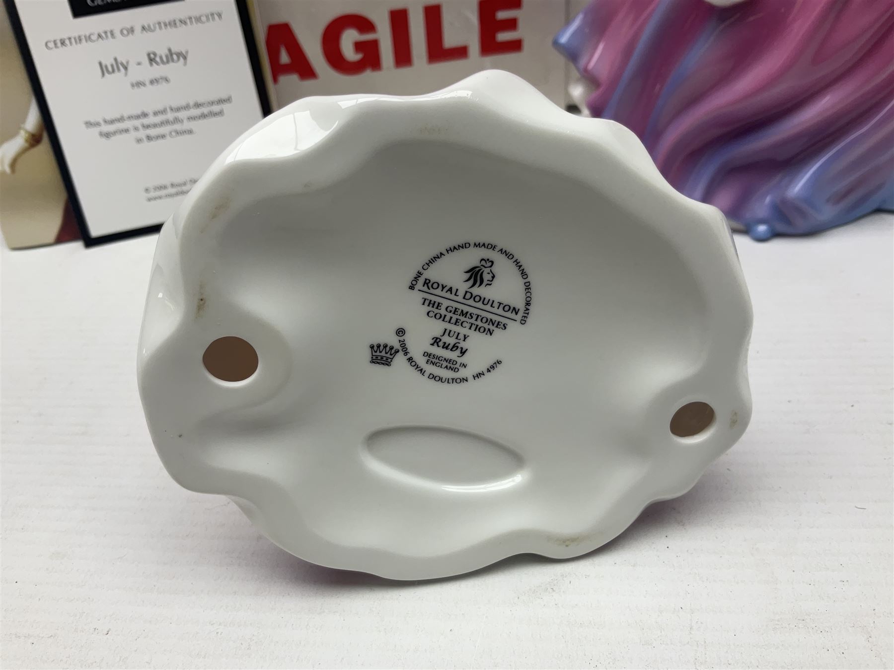 Two Royal Doulton figures Ruby HN4976 and Autumn Breeze HN4716, both with original boxes 