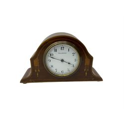 Edwardian timepiece mantle clock - Swiss lever balance movement