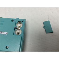 Collection of retro handheld games, including Nintendo Game & Watch ‘Snoopy Tennis’ (1982) and ‘Squish’ (1986) both with instruction booklets, Casio CG-600 ‘Star Invader’ with box, 3 in 1 LCD cartridge game including ‘Soccer’, ‘Invader’ and ‘Bomb Finder’ games, and two Grandstand ‘Pinball Wizard’ (1988) games, both with original boxes