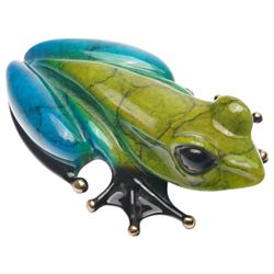 Tim Cotterill aka Frogman (British 1950-): 'Zen', limited edition green and blue patina co...
