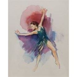 Lesley Fotherby (British 1946-): 'Morgan - Study I', watercolour titled on gallery label verso 25cm x 20cm 
Provenance: exh. 'Lesley Fotherby: Sunlight and Spotlight' April 2014, No.116; then with Chris Beetles where purchased by the vendor in 2019