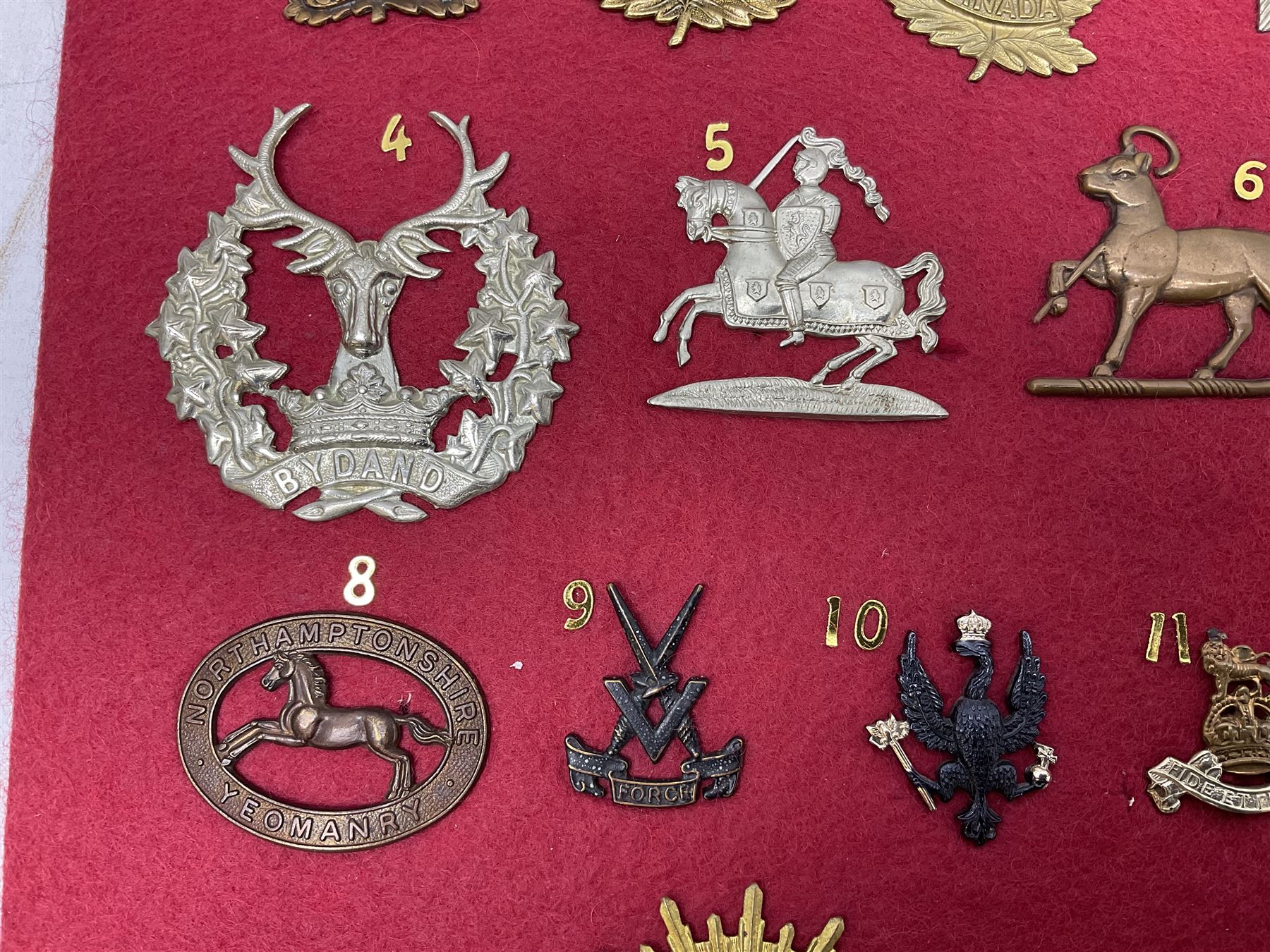 Forty Glengarry And Cap Badges And Shoulder Titles Including Gordon forty-glengarry-and-cap-badges-and-shoulder-titles-including-gordon