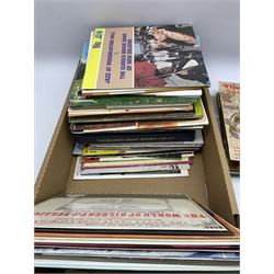 Quantity of assorted vinyl records, to include Beatles For Sale, The Beach Boys Live in London, The Pretenders Hymn to Her, Frank Sinatra's Greatest Hits, etc. 