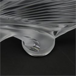 Lalique Sailfish mascot, from the  Essence of Speed collection in collaboration with McLaren in 2020, with a lightbox stand marked Lalique for McLaren, limited edition 73/375, with certificate and original box  