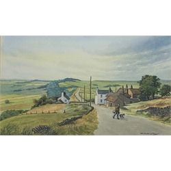 William (Bill) Kirby (Northern British 1934-2019): The Barrel at Bretton, watercolour signed 31cm x 53cm