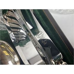 Canteen of cutlery together with Coalport basket, glass decanters and other collectables 