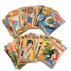 Collection of Bronze Age and later DC superhero comic books, titles including Detective Comics, Superman, The Joker, The Brave and The Bold, Superman's Pal Jimmy Olsen, The Super Friends, Supergirl, Action Comics, World's Finest, Superboy, Legions of Super Heroes, Lois Lane, etc
