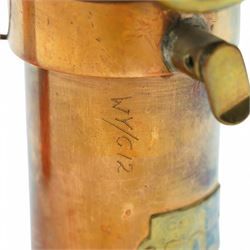 Brass miners safety lamp by CEAG Miners Supply Company Type B.E.3 H17cm 