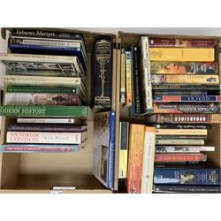 A collection of History books, various periods and subjects, mostly on the 18th and 19th centuries, in three boxes. 