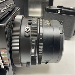 Mamiya RB67 Pro-S camera body, serial no. C559634, with 'Mamiya - Sekor C 1:3.8 f=90mm' lens, serial no. 75999, Mamiya RB 6x8 Pro-S 120 Roll Film Holder and Mamiya Polaroid back holder, with carry case and original boxes 