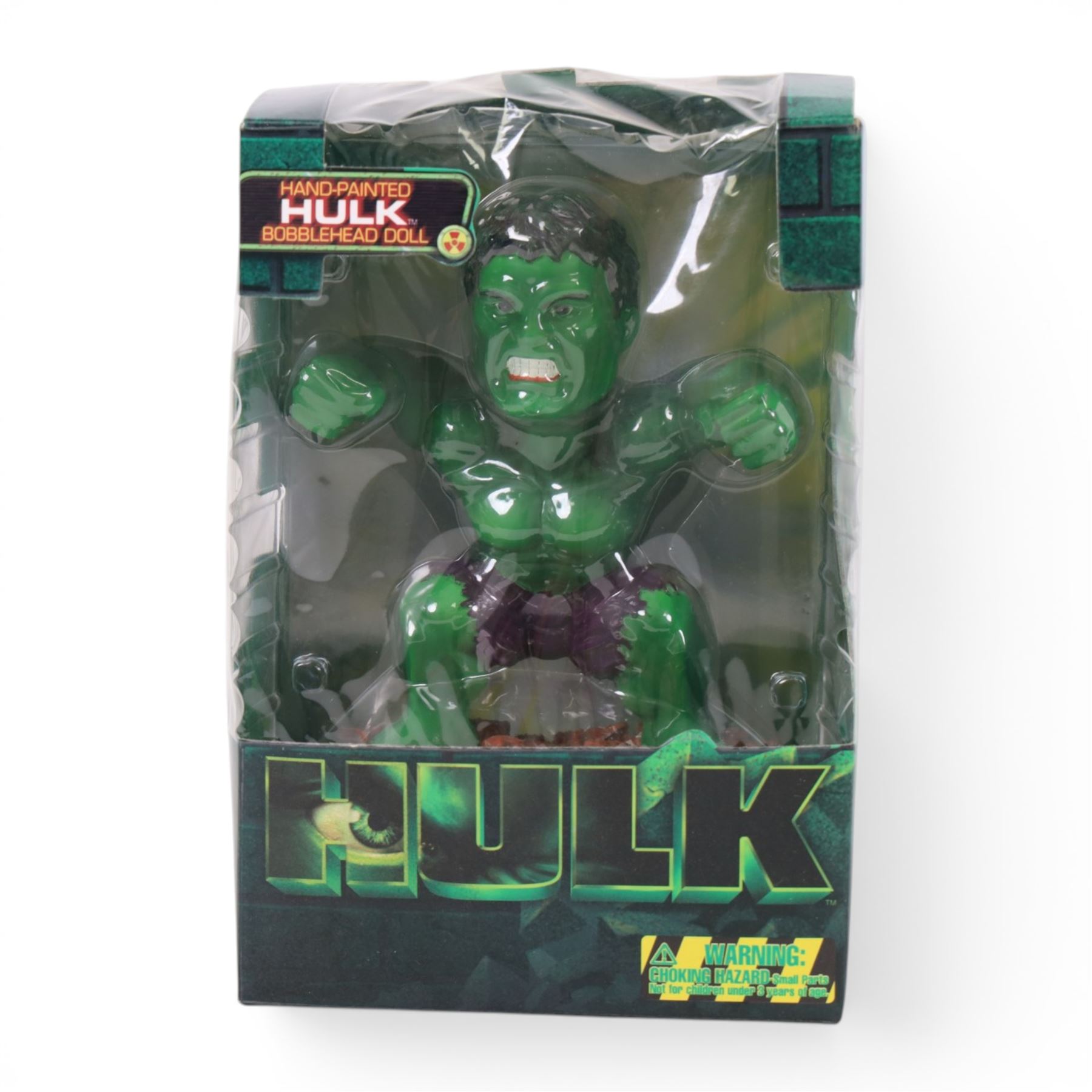 Five bobble-heads, comprising two Cards Inc Pirates of the Caribbean examples Sea Pirate and Will Turner, Two Funko Star Wars examples Wicket W Warrick and Obi-Wan Kenobi and a Cards Inc Characters Hulk example, all boxed