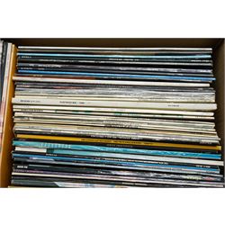 Large collection of records including Genesis, Fleetwood Mac, Dire Straits, U2 etc