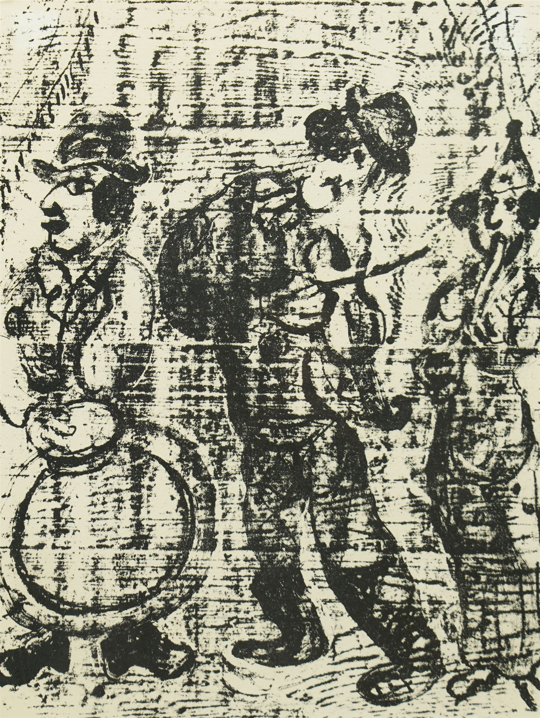 Marc Chagall (French 1887-1985): 'The Musicians', lithograph pub. 1963 32cm x 24.5cm 