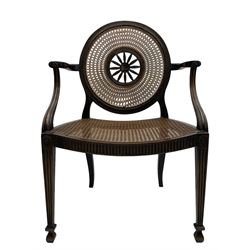 Mid-to late 20th century walnut Hepplewh