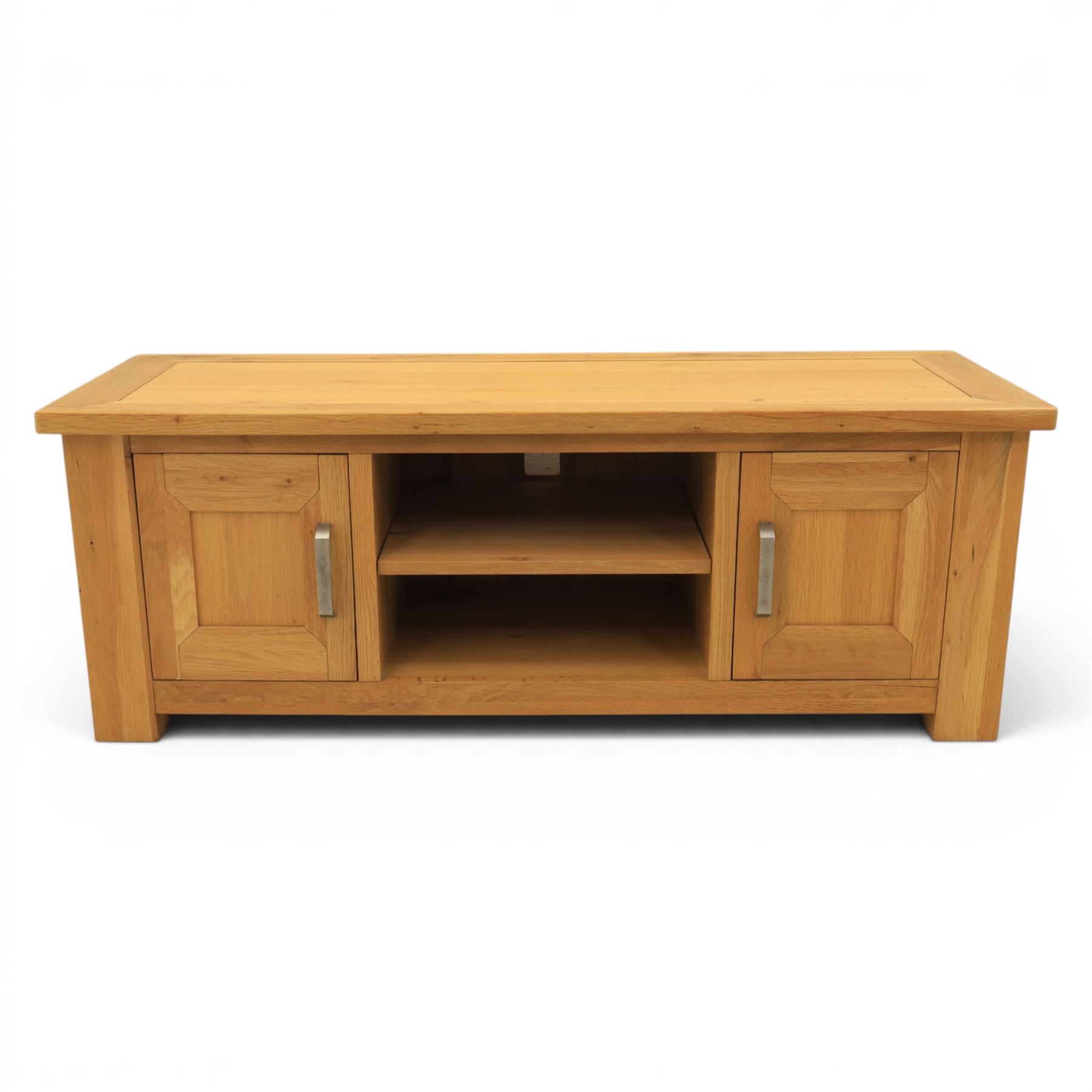Contemporary oak media or television unit